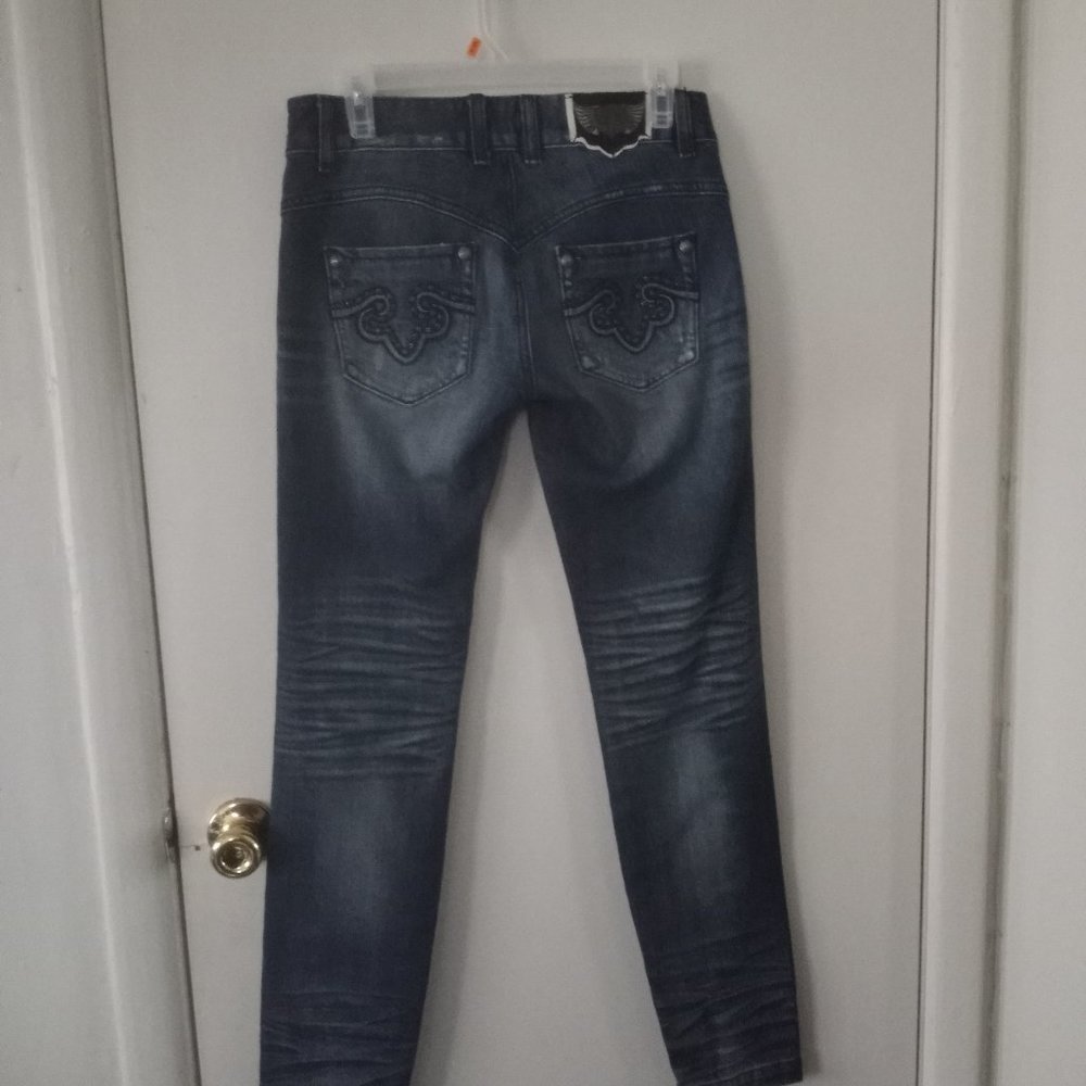 Rerock for Express Eyelet Skinny Jeans - Picture 2 of 12